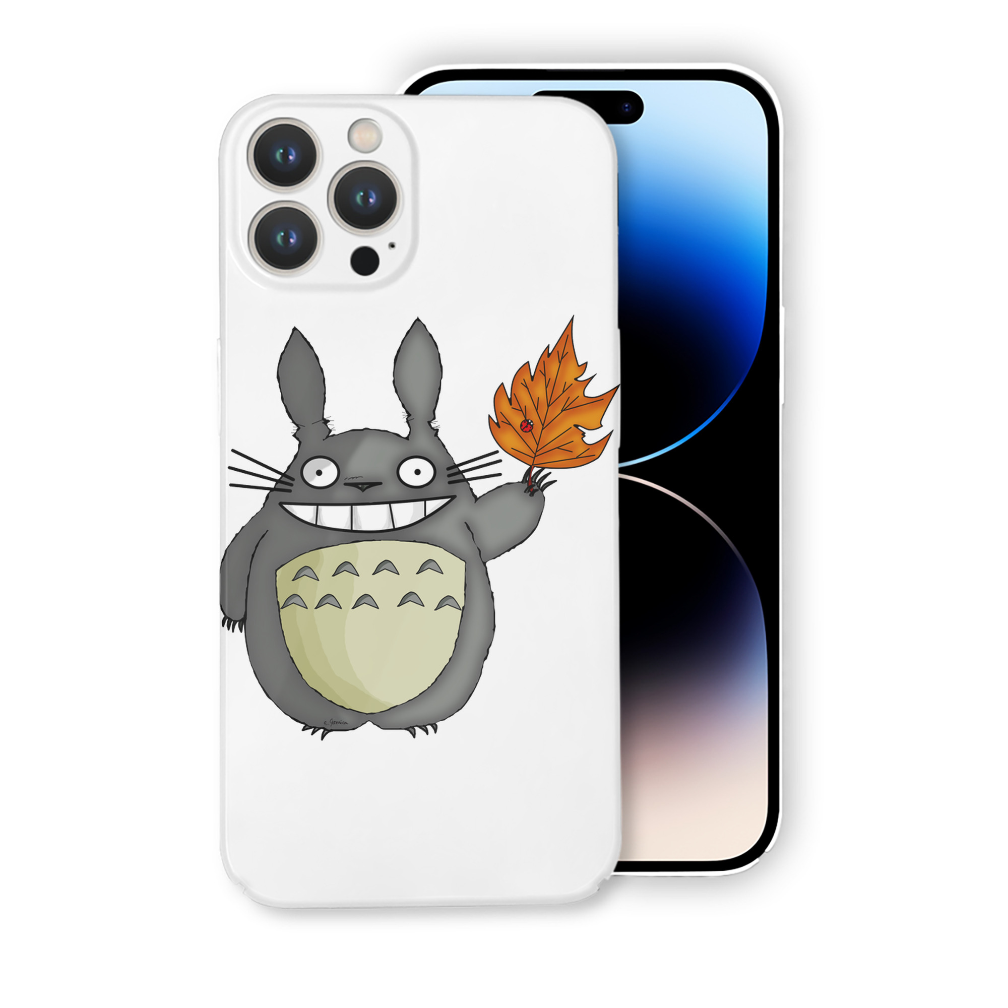 （画像用） となりのトトロ 草壁メイ 草壁サツキ My Neighbor Totoro Satsuki Kusakabe Mei Kusakabe 【iPhone 14シリーズ対応】ハードケース